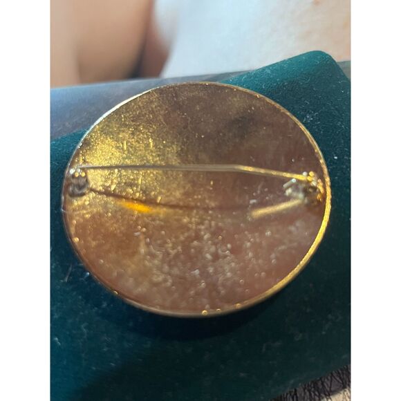 Vintage Book of Kells Enamel & Copper Brooch - Picture 5 of 5